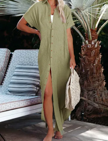Rochie medie SHEIN, verde