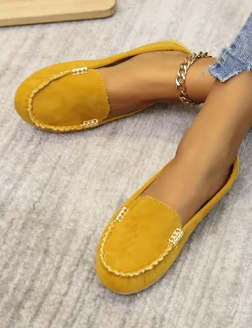 Mocasini SHEIN, mustar