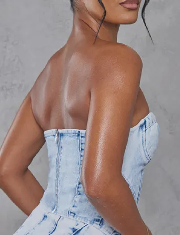 Top PRETTYLITTLETHING, albastru