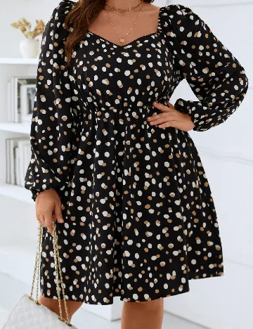 Rochie scurta SHEIN CURVE, negru Negru