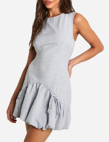 Rochie scurta Boohoo, gri