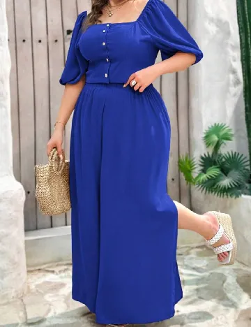 Bluza SHEIN CURVE, albastru