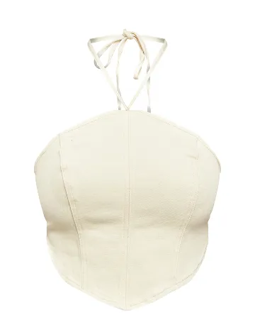 Top PRETTYLITTLETHING, crem Crem