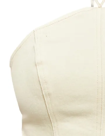 Top PRETTYLITTLETHING, crem Crem