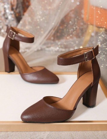 Pantofi SHEIN, maro