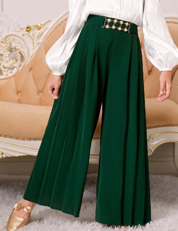 Pantaloni Shein Kids, verde