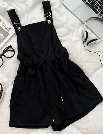 Salopeta SHEIN CURVE, negru