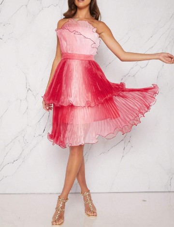 Rochie scurta SHEIN, roz