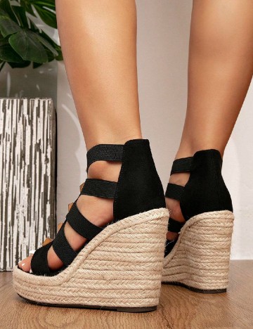 Sandale SHEIN, negru