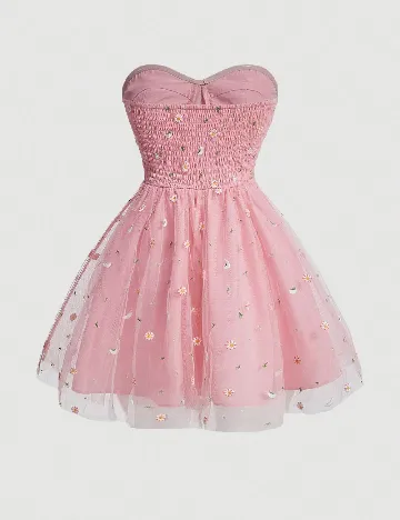 Rochie scurta SHEIN, roz