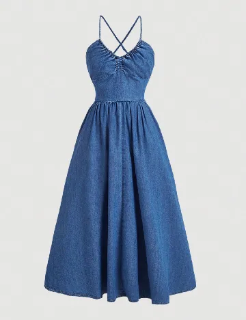 Rochie lunga SHEIN, albastru