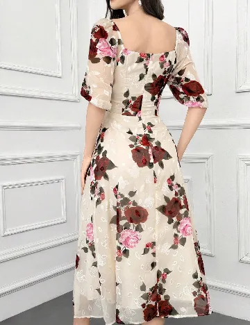 Rochie medie SHEIN, crem