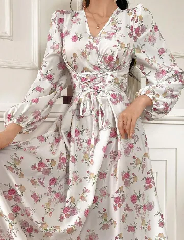 Rochie medie SHEIN, floral print