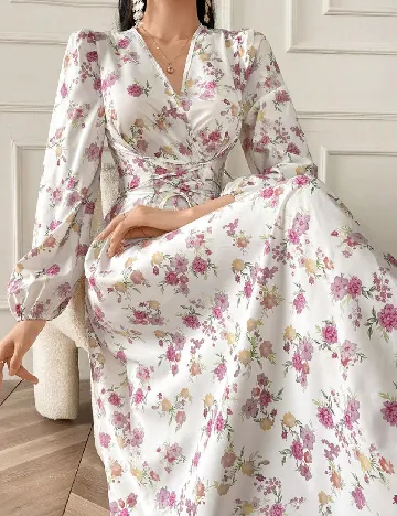 Rochie medie SHEIN, floral print