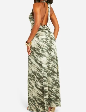 Rochie lunga Boohoo, verde