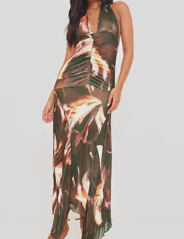 Rochie lunga PRETTYLITTLETHING, mix culori