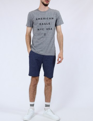 Tricou American Eagle, gri