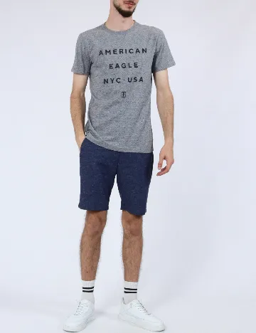 Tricou American Eagle, gri