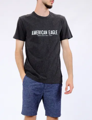 Tricou American Eagle, gri