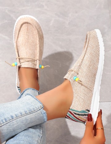 Mocasini SHEIN, maro deschis