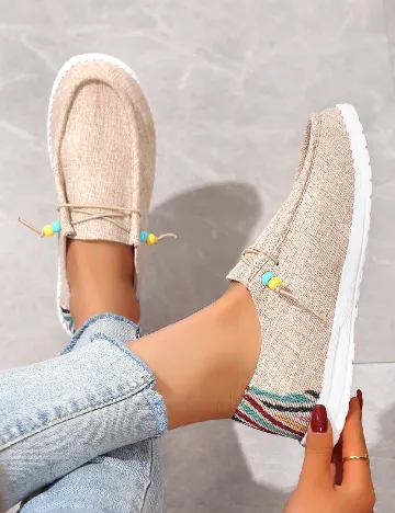 Mocasini SHEIN, maro deschis