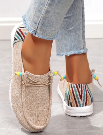 Mocasini SHEIN, maro deschis