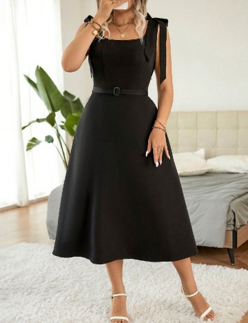Rochie medie SHEIN CURVE, negru
