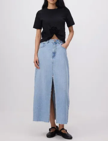 Tricou Reserved, negru