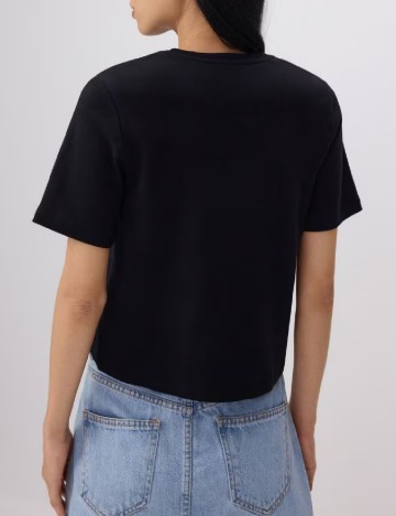 Tricou Reserved, negru