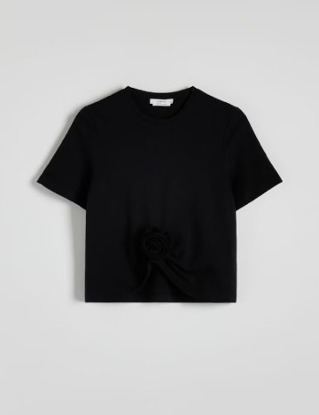 Tricou Reserved, negru