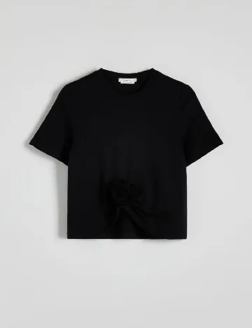 Tricou Reserved, negru