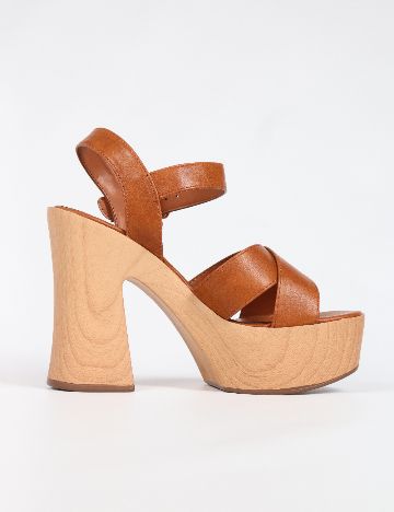 Sandale SHEIN, maro