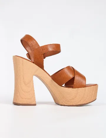 Sandale SHEIN, maro