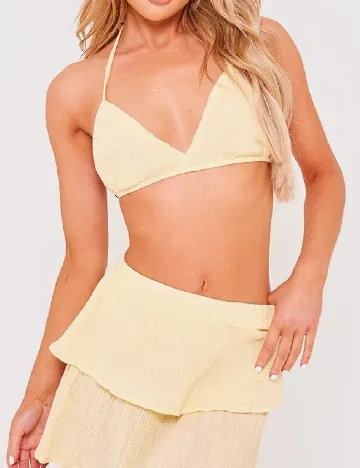 Sutien de baie PRETTYLITTLETHING, galben