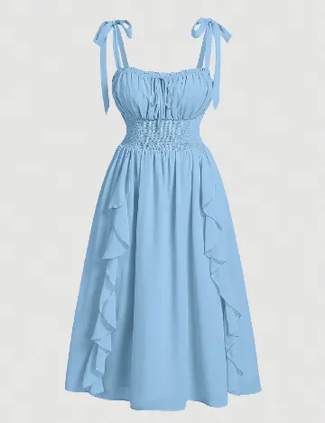 Rochie medie SHEIN CURVE, albastru Albastru