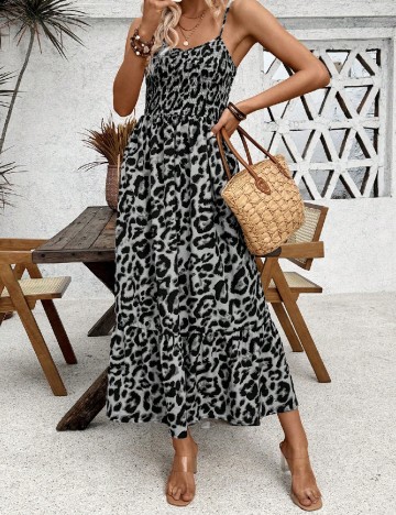 Rochie lunga SHEIN, animal print