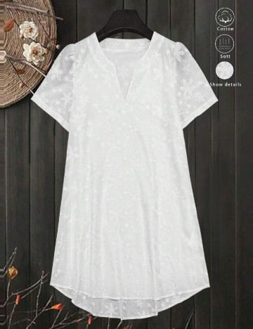 Rochie scurta SHEIN, alb