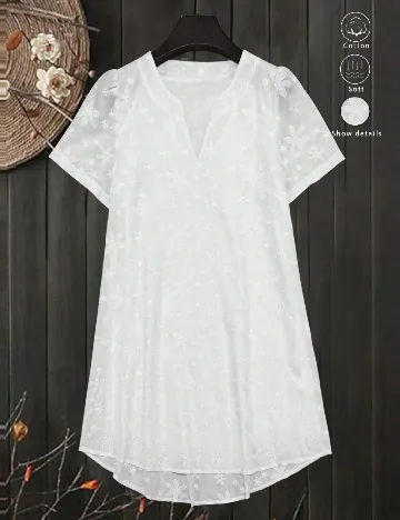 Rochie scurta SHEIN, alb