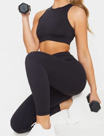Colanti PRETTYLITTLETHING, negru