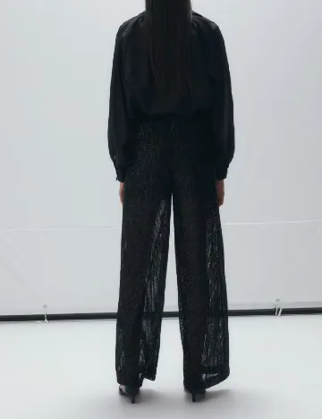 Pantaloni Reserved, negru