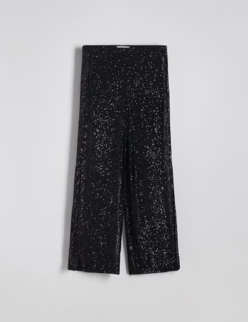 Pantaloni Reserved, negru