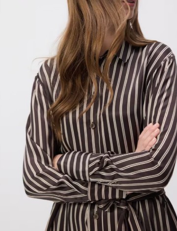 Rochie medie Reserved, maro
