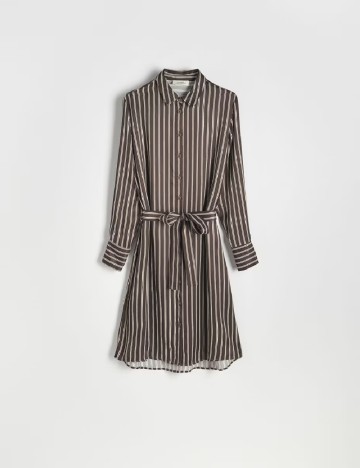 Rochie medie Reserved, maro