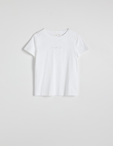 Tricou Reserved, alb