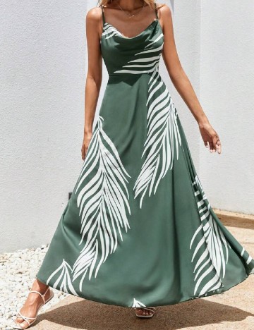 Rochie medie SHEIN, verde
