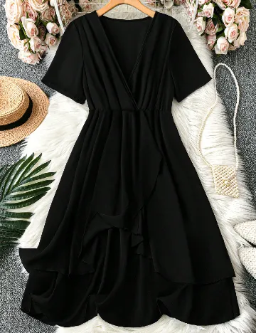 Rochie scurta SHEIN CURVE, negru