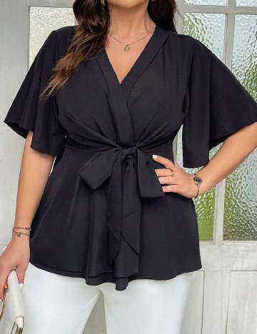Bluza SHEIN CURVE, negru