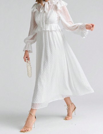 Rochie lunga SHEIN, alb
