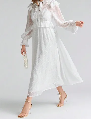 Rochie lunga SHEIN, alb