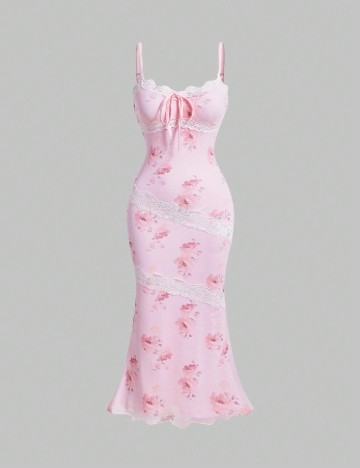 Rochie medie SHEIN, roz